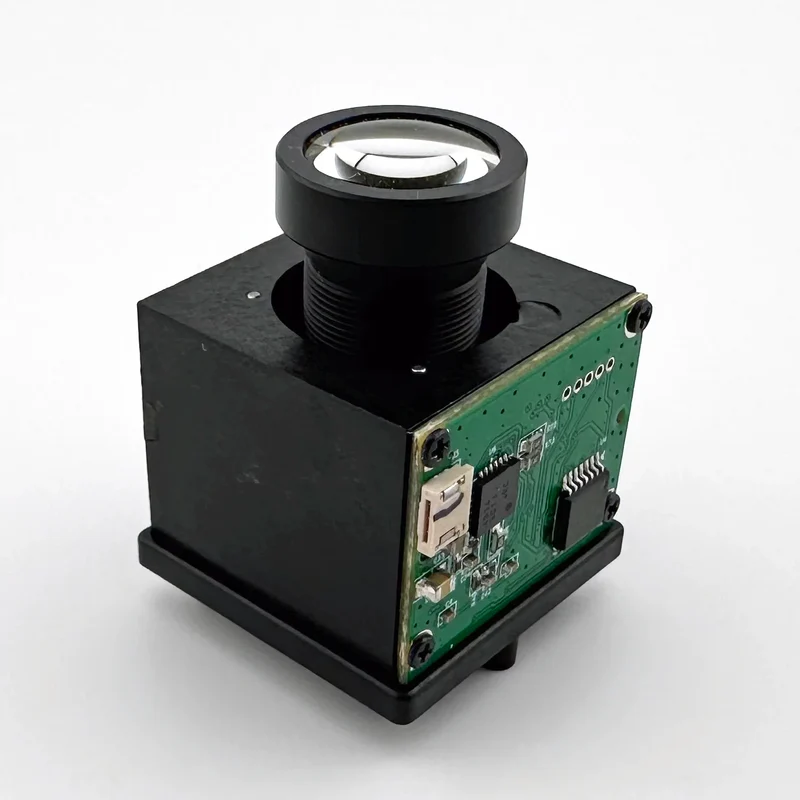 Autofokus-Objektiv mit M12-Anschluss und USB-Adapter