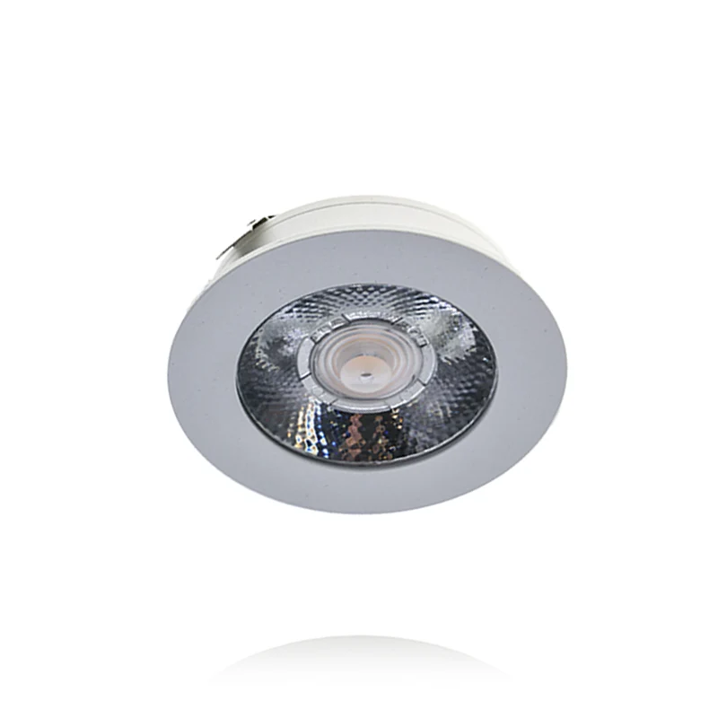 6x Baston LED Einbaustrahler Küche Ø55mm | dimmbare Küchenbeleuchtung | Unterbauleuchte Küche & Schrankbeleuchtung | 2700K | inkl. Fernbedienung | 3W | Weiß
