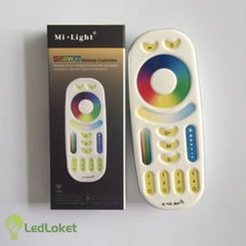 8-teiliges LED-Bodenstrahler-Set (GU10, quadratisch) mit RGBCCT-Lichtquelle und Fernbedienung, Edelstahl, Schutzart IP66