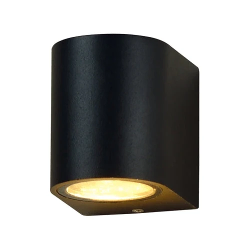8-teilig | Wand-/Außenleuchte | Inkl. 8 PHILIPS-Strahler | Komplett | Sacramento | IP44 | 1x GU10 | Schwarz