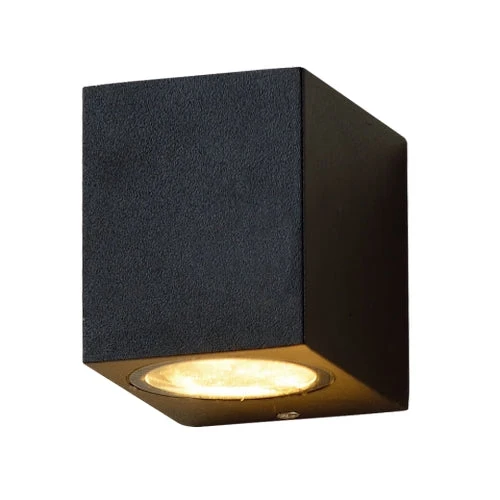 8-teilig | Wand-/Außenleuchte | Inkl. 8x PHILIPS Strahler | Komplett | San Diego | IP44 | 1x GU10 | Schwarz