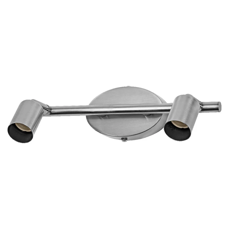 OSRAM LED Spot Cylinder Deckenleuchte 2xGU10 Gebürstetes Nickel