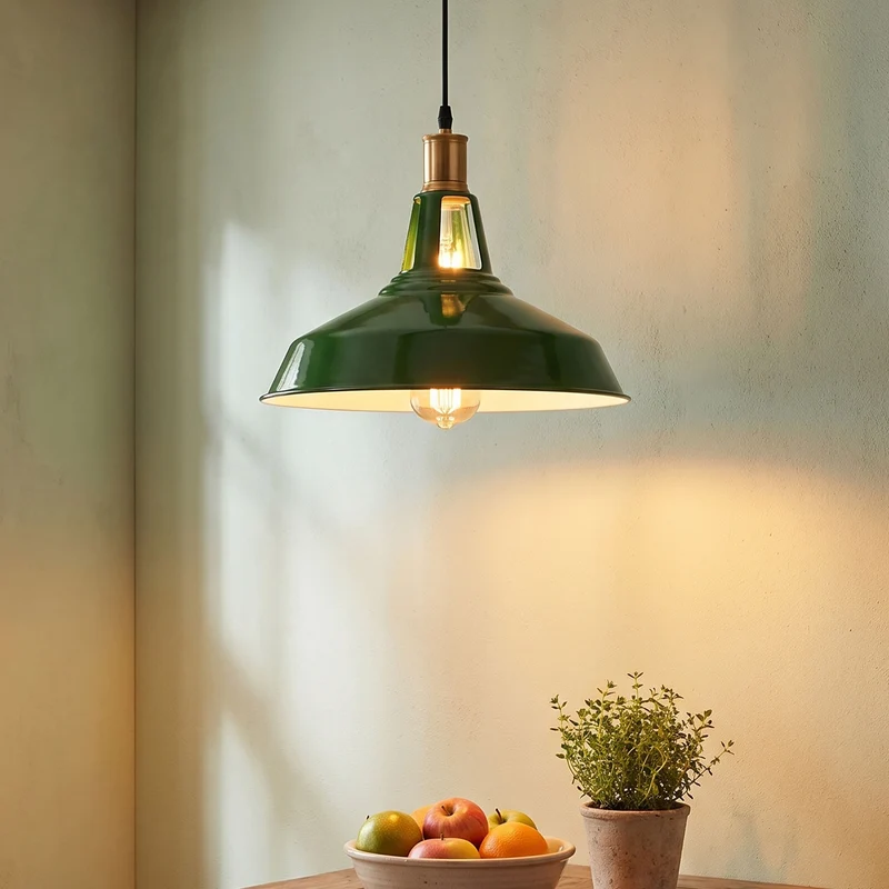 Vintage Werkstattpendel – Industrie De Deckenlampe Esstisch | Ø 30cm | E27~1681