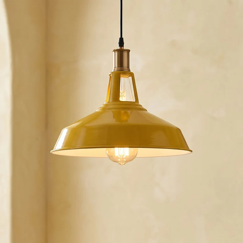 Vintage Werkstattpendel – Industrie De Deckenlampe Esstisch | Ø 30cm | E27~1681