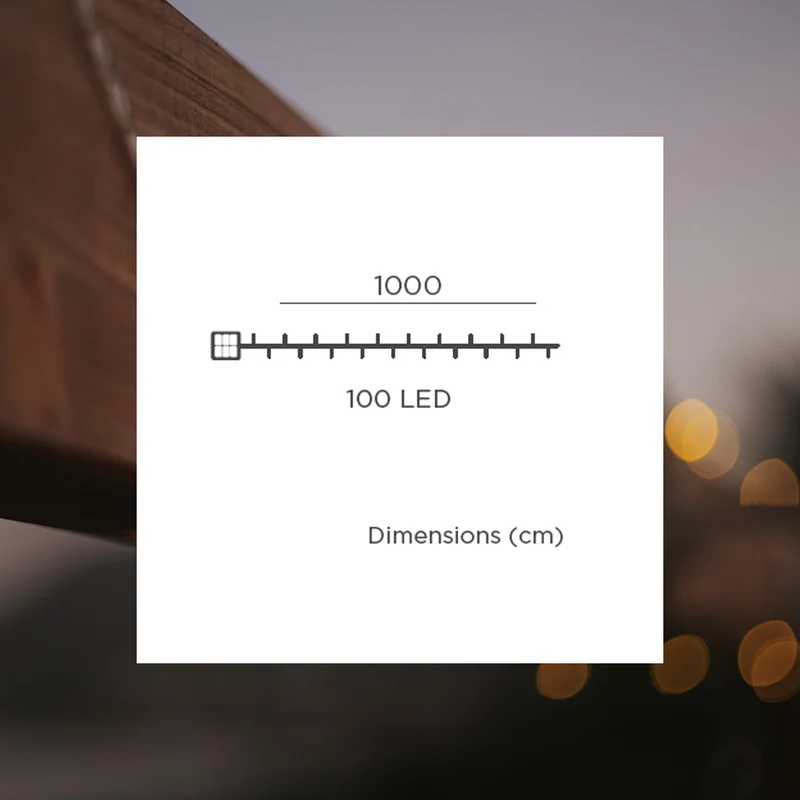 SOLAR GIRLANDE FÜR DRAUSSEN LUCEO 10
