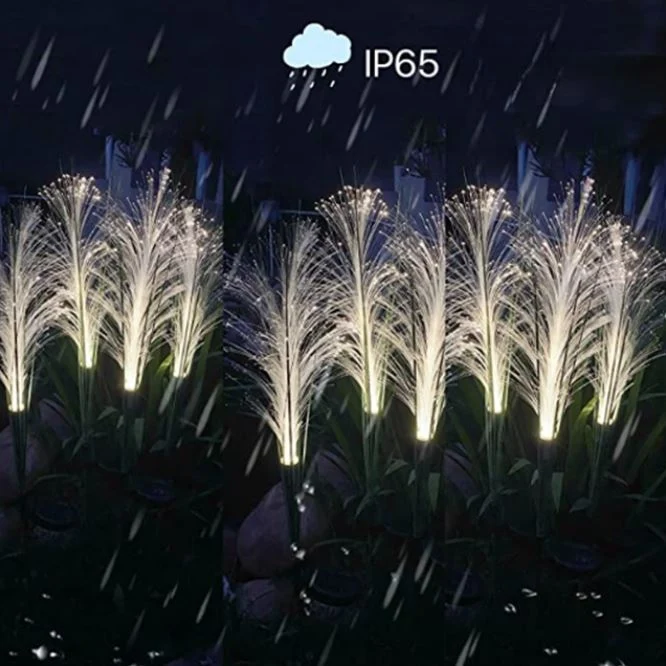 ReedGlow | Solar-Schilfrohr Leuchte mit Farbwechsel