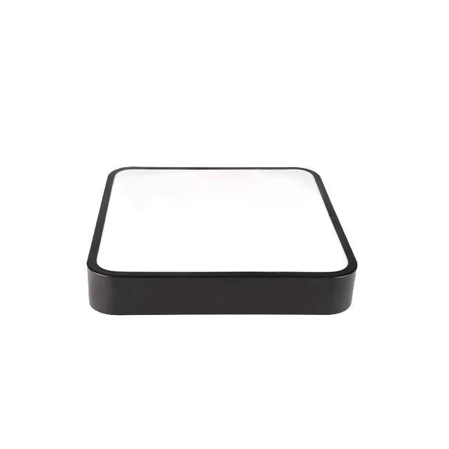 LED-Aufbauquadrat | Deckenleuchte quadratisch | 54W | Schwarz | 400 x 400 mm | CCT – 3 Lichtfarben