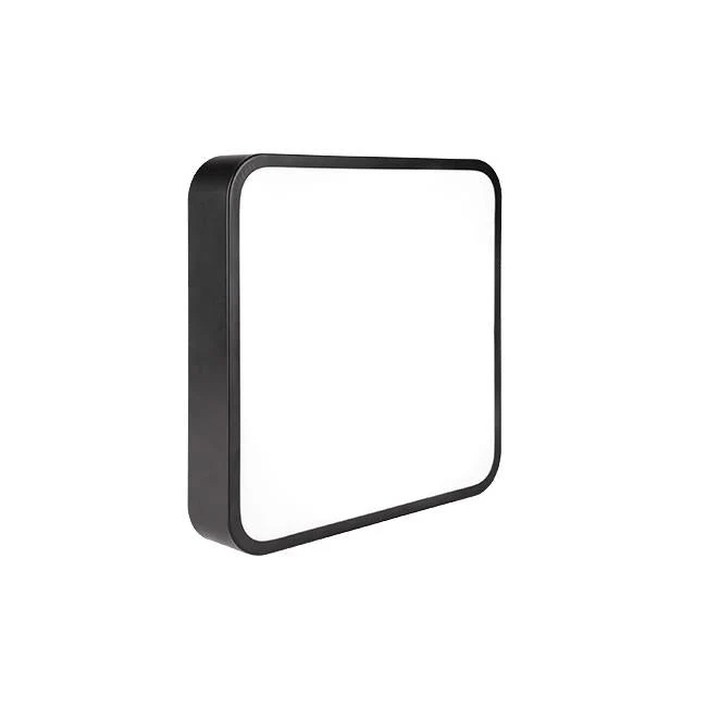 LED-Aufbau-Downlight | Deckenleuchte quadratisch | 32W | Schwarz | 300 x 300 mm | CCT – 3 Lichtfarben