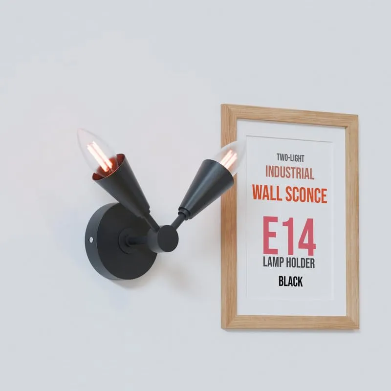 LED Wandleuchte Connie, 2 Leuchtmittel E14~3432