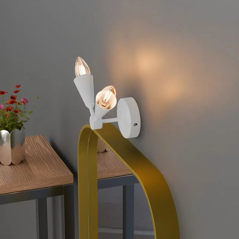 LED Wandleuchte Connie, 2 Leuchtmittel E14~3432