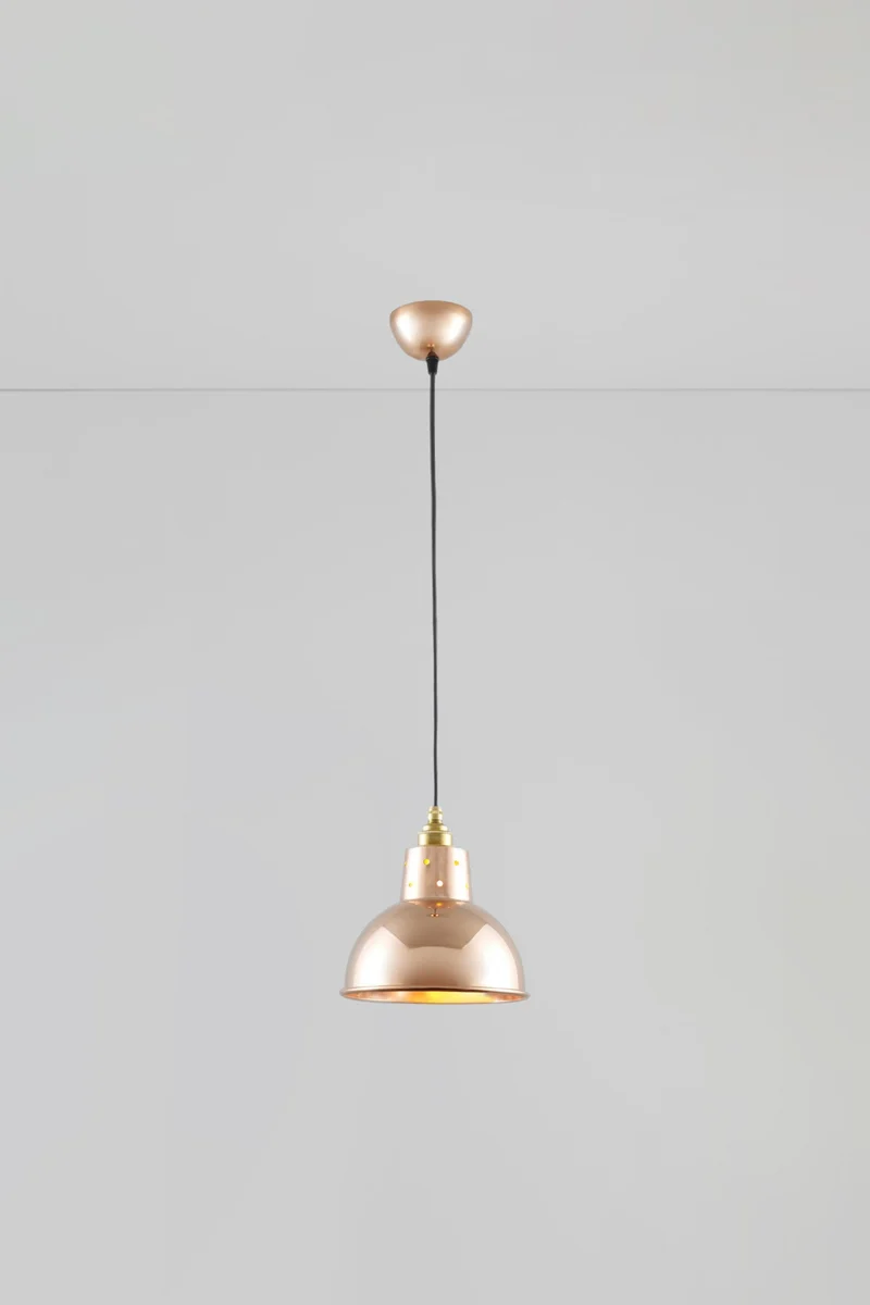 Spun Reflector with Cord Grip Lampholder
