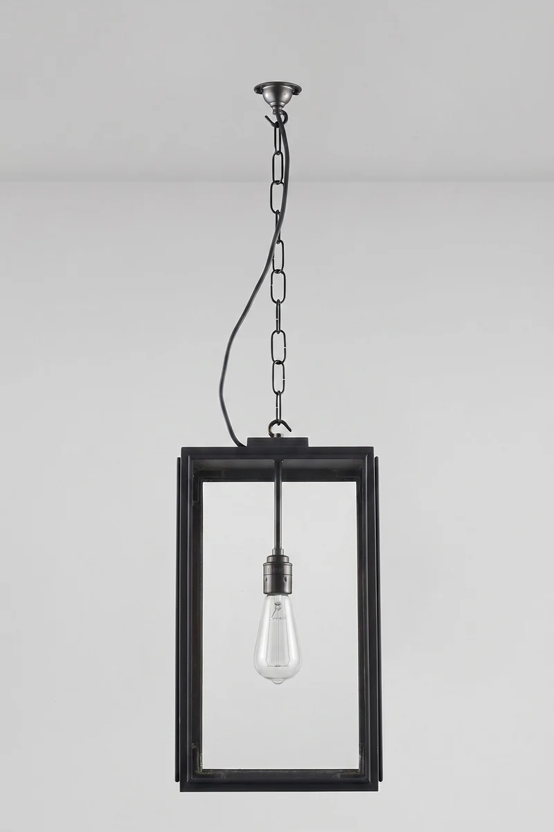Square Pendant, Closed Top