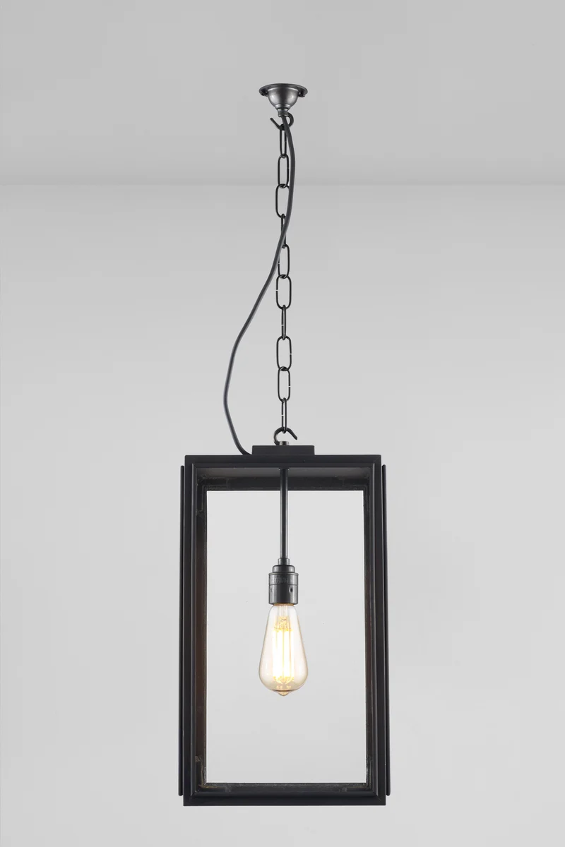 Square Pendant, Closed Top