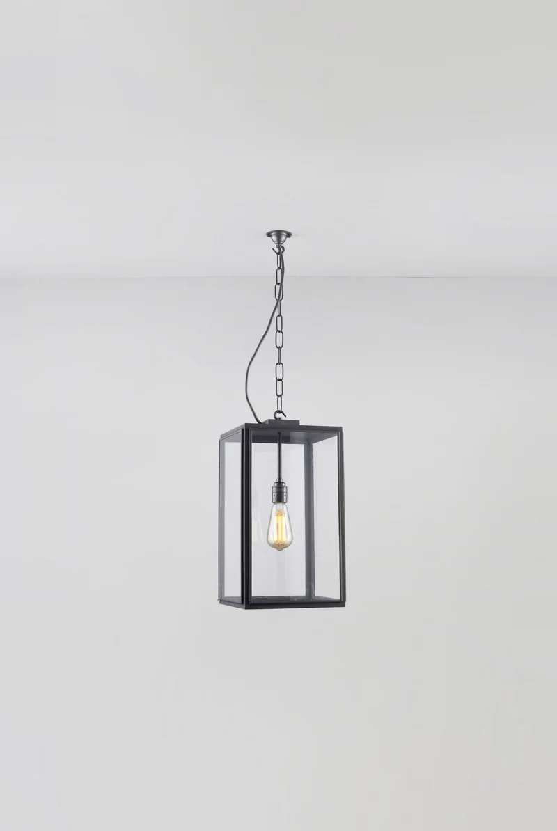Square Pendant, Closed Top