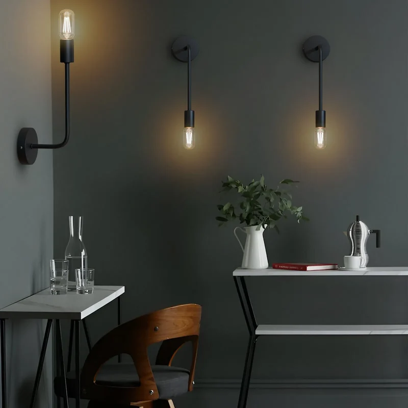 LED Wandlampe Modern Minimalistisch Innen aus Metall ~ 3363