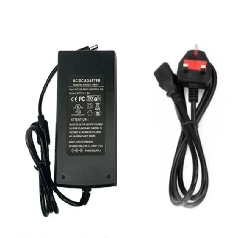 12V 8A Netzteil & 1 Splitter Kabel Netzteil Stecker ~3343