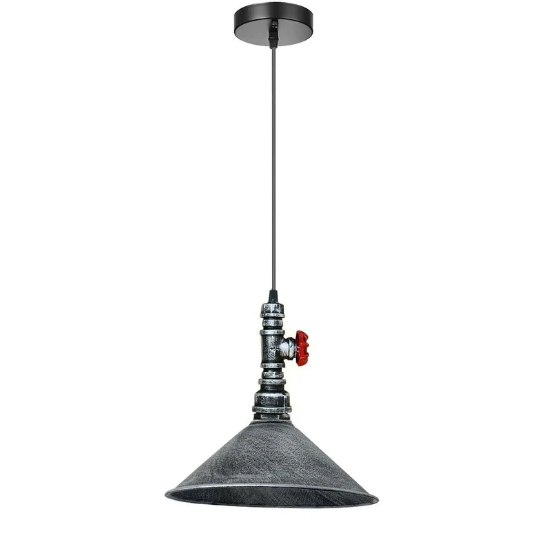 Ledsone Wasserrohr Lampe Industrial Pendelleuchte | Metallrohr Deckenlampe ~ 3349