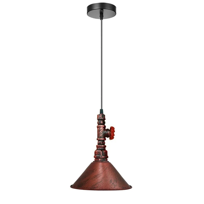 Ledsone Wasserrohr Lampe Industrial Pendelleuchte | Metallrohr Deckenlampe ~ 3349