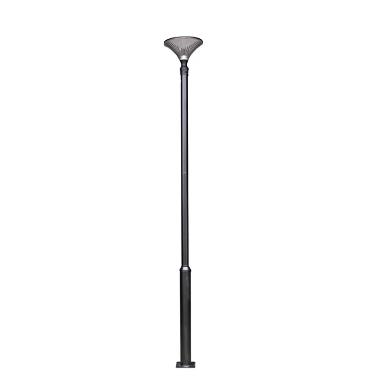 LED Parklaterne/ Straßenlaterne Schmiede | Ø76mm | E27 Fassung | IP65 – Spritzwassergeschützt | Schwarz