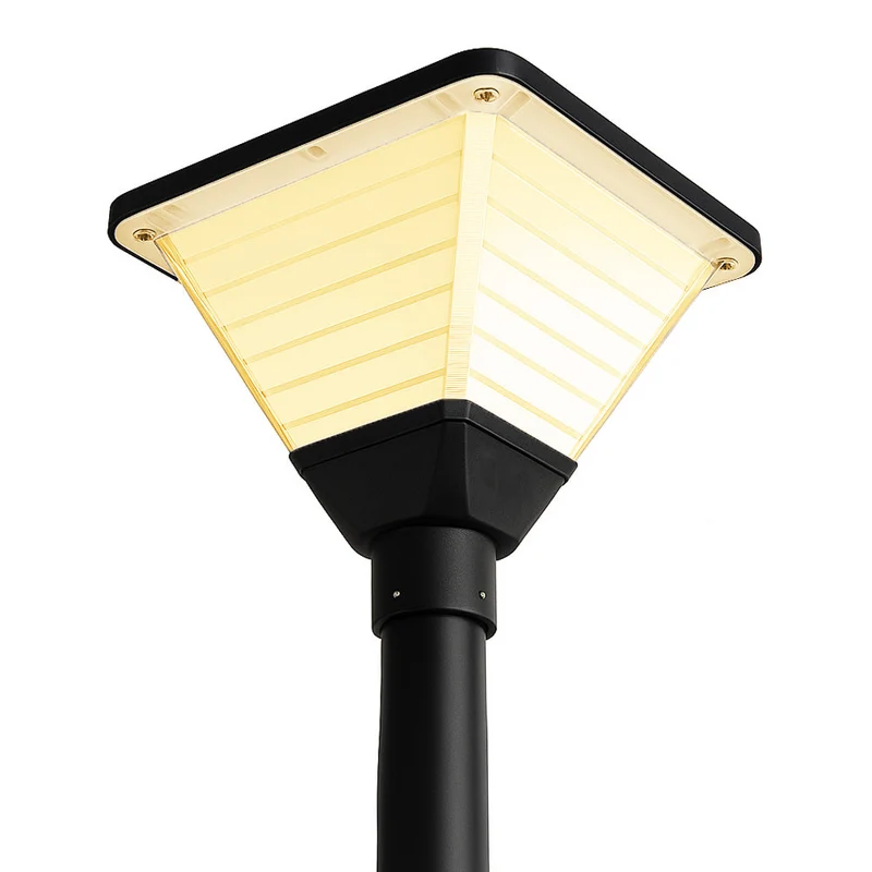 LED Parklaterne / Straßenlaterne Schmiede | Ø76 mm | E27 Fassung | IP65 – Spritzwassergeschützt | Schwarz