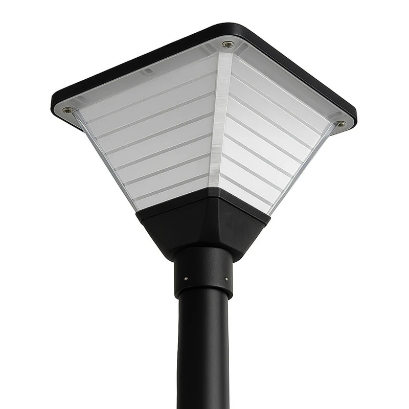 LED Parklaterne / Straßenlaterne Schmiede | Ø60mm | E27 Fassung | IP65 – Spritzwassergeschützt | Schwarz