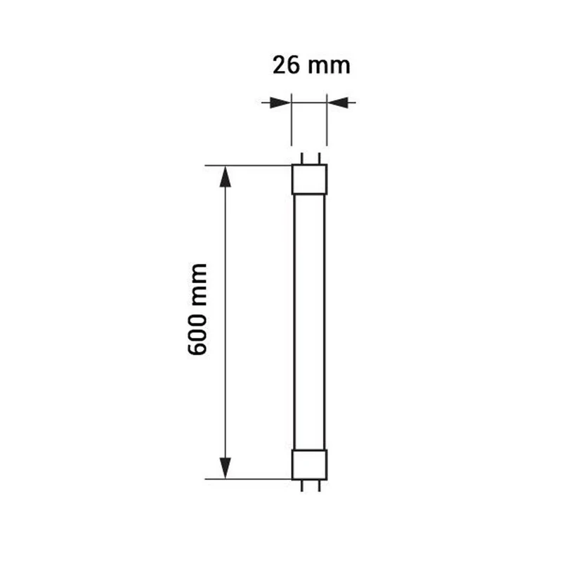 LED-Leuchtstoffröhre 9W 60cm | Basisserie | 5 Jahre Garantie