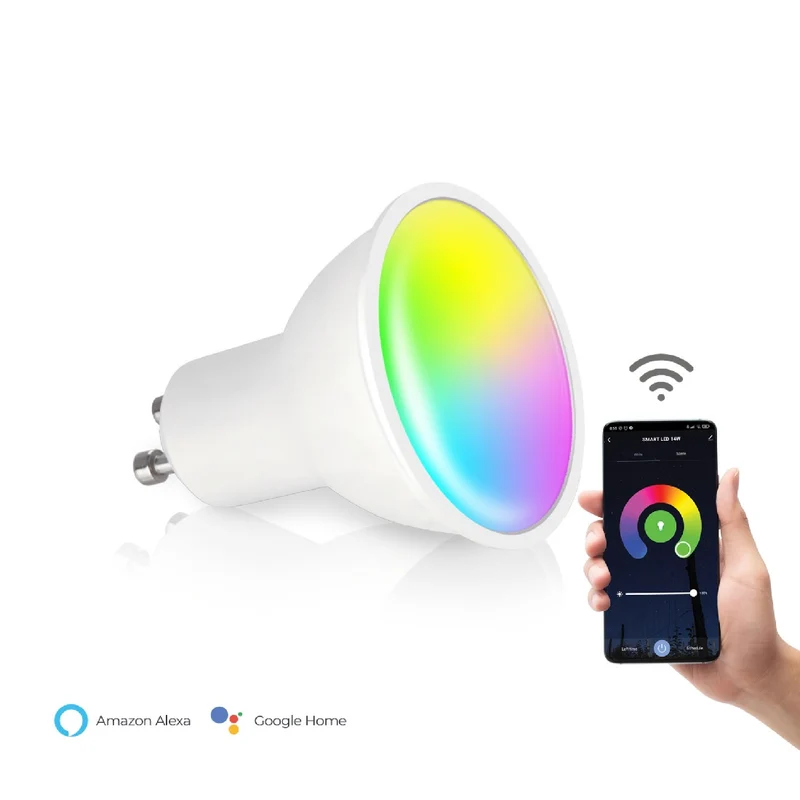 Wi-Fi Smart LED GU10 Spot | Tuya | 2700K-6500K + RGB
