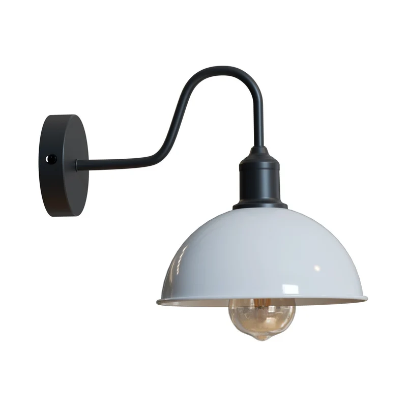 Vintage Farmhouse Wandleuchte – Industrie Barn Light Innen | Ø21 cm | E27 ~3313