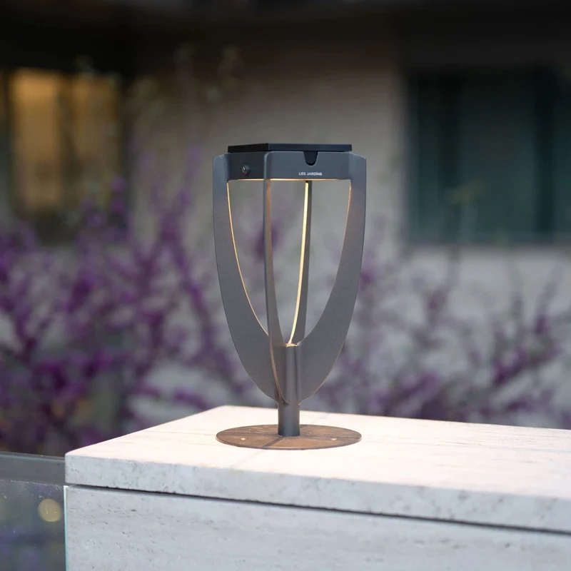 Les Jardins Solar-Wegeleuchte Tulip höhenverstellbar 47cm