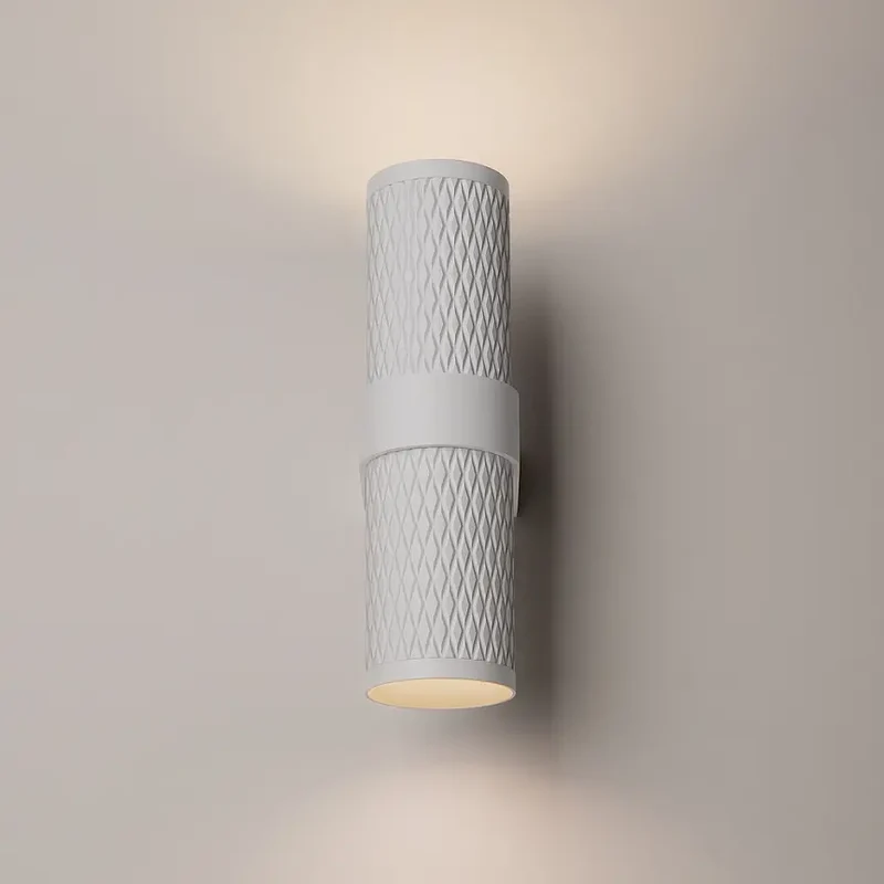 Wandleuchte – Weißes Aluminium, 2× GU10 Fassung, 10 W Leistung - Focus Design | Maytoni
