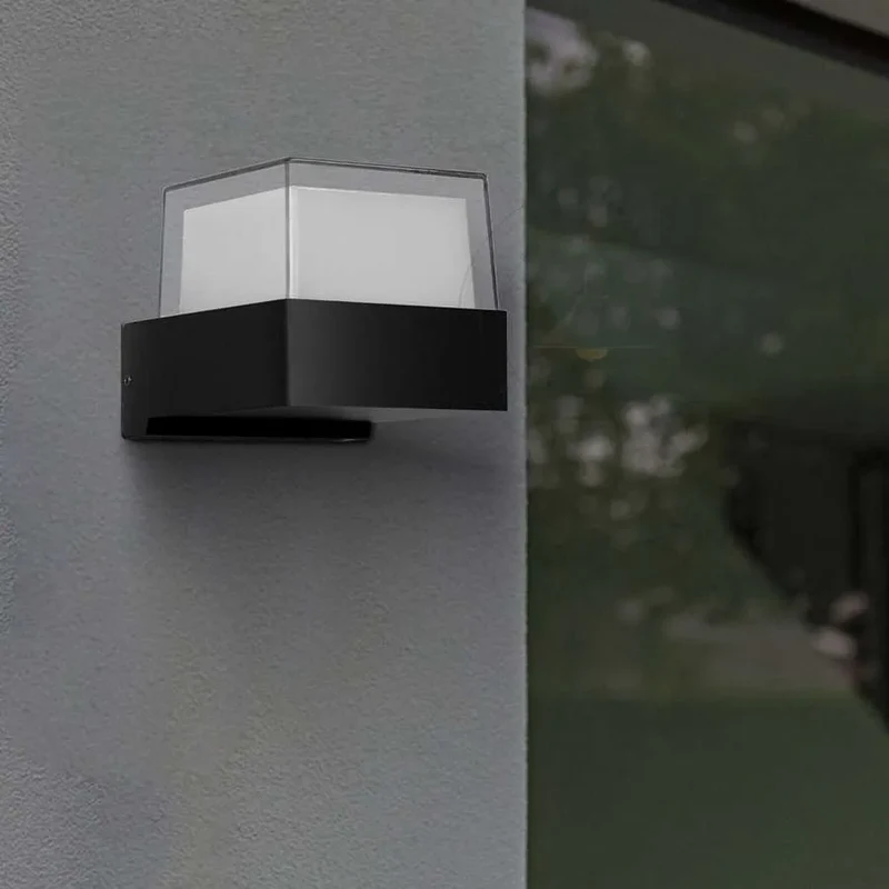 LED Außenwandleuchte IP54 Rund für Haus & Garten | 7W ~3390