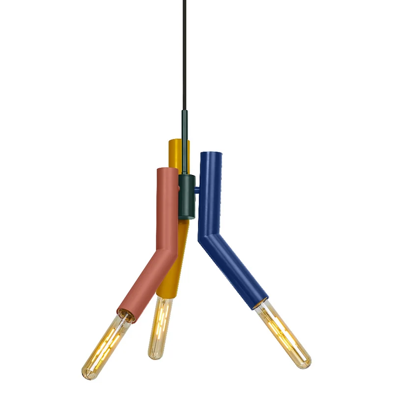 OSRAM DECOR Straw Pendelleuchte, 3-flammig, E27, Multicolor