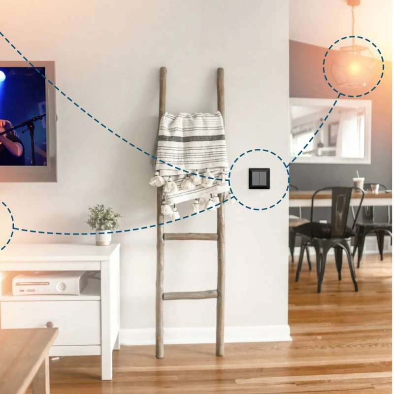 iCasa Smart Switch für Philips Hue – Mattschwarz