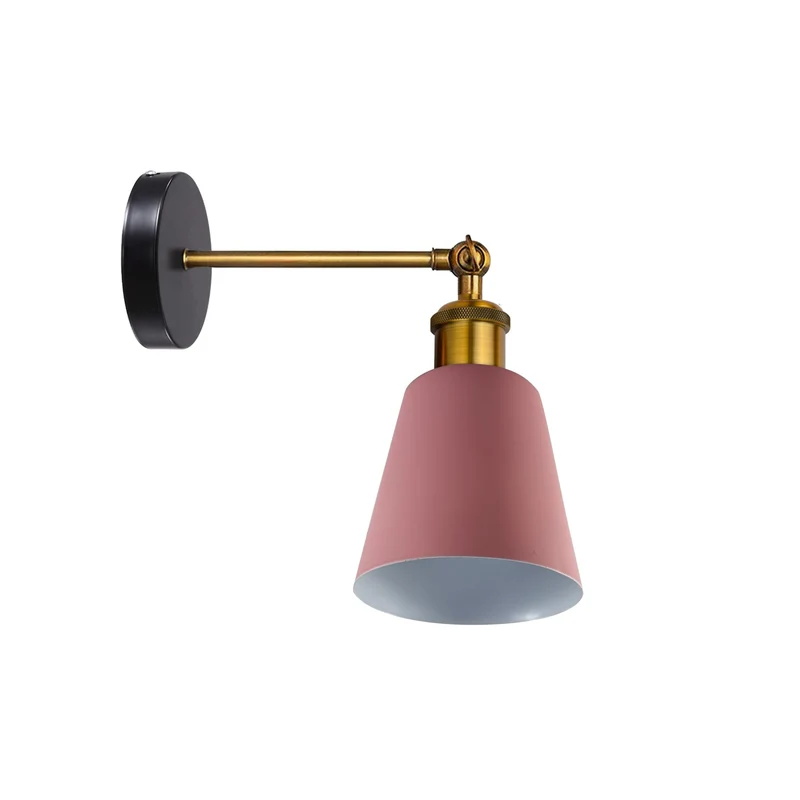 Wandlampe Industrial in Glockenform, schwenkbar E27 ~3382