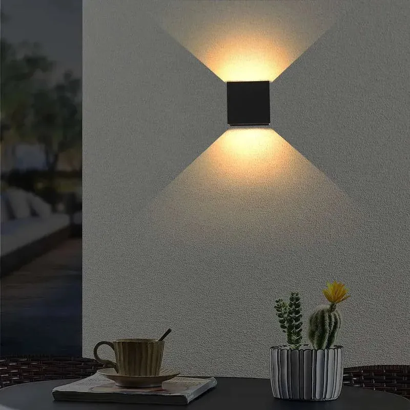 LED Außen Garten Wandleuchte mit Sensor 10W | IP54 ~3318