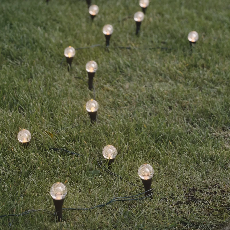 20er Set "Pacific" Solar-Gartenstecker mit Mini-Kugeln