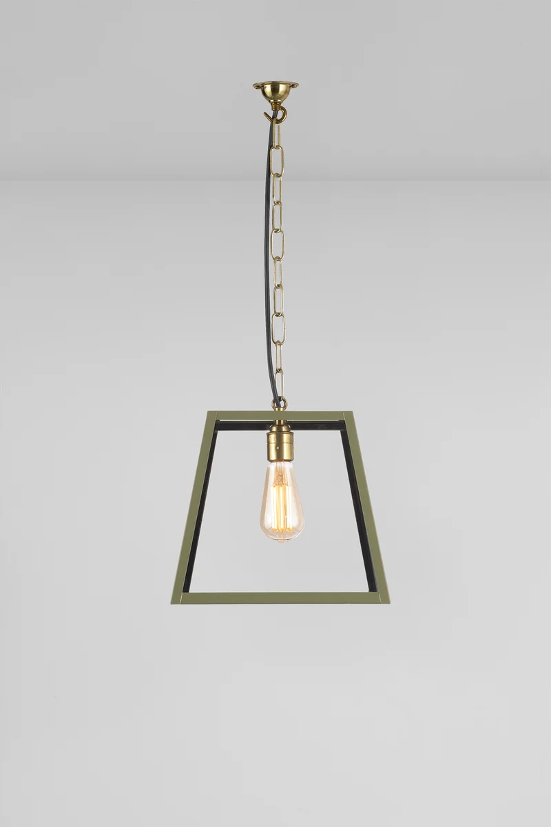 Quad Medium Pendant, Green