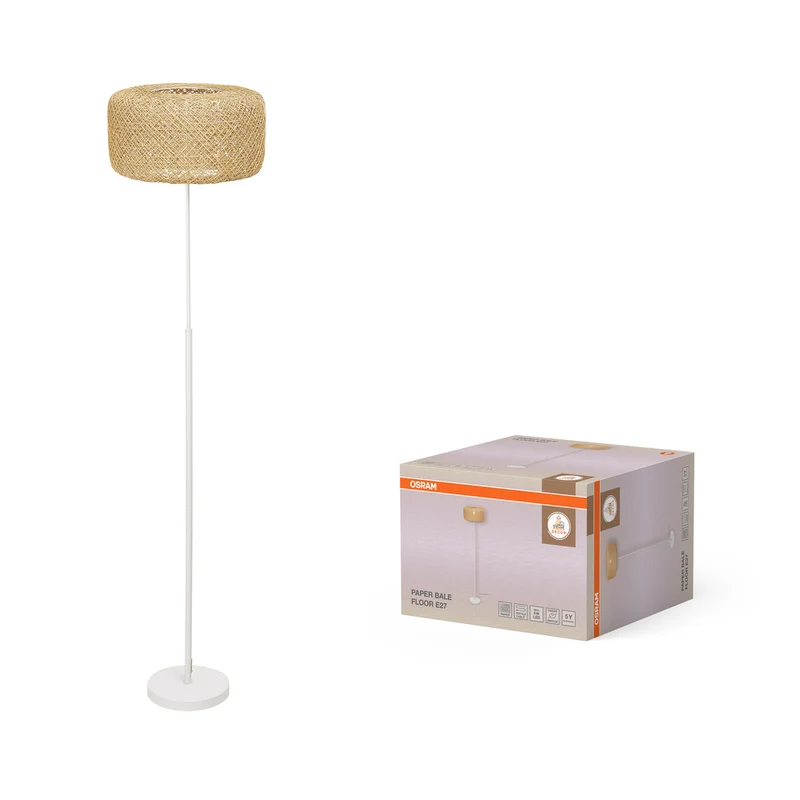 OSRAM DECOR Paper Bale Floor Stehleuchte 1xE27 Beige