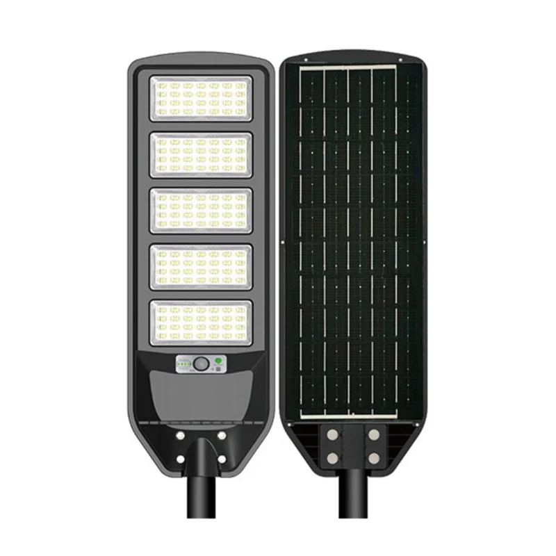 Solar-LED-Straßenlaterne mit Sensor | 20 Watt | 6000K - Tageslicht | 2700 Lumen | IP65 | inkl. Fernbedienung