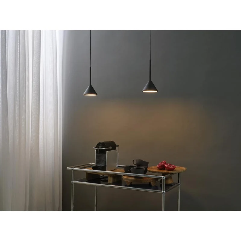 OSRAM DECOR Fuji 1XPendant Pendelleuchte 5W 930 Black