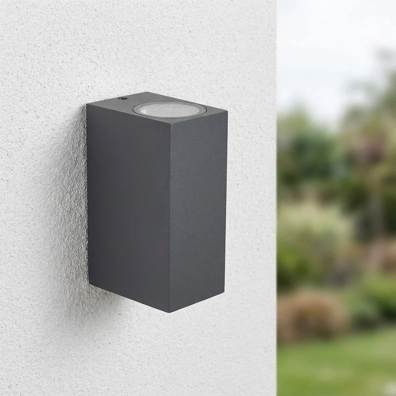 LED-Außenstrahler | San Francisco | IP44 | 2x GU10 | Anthrazit