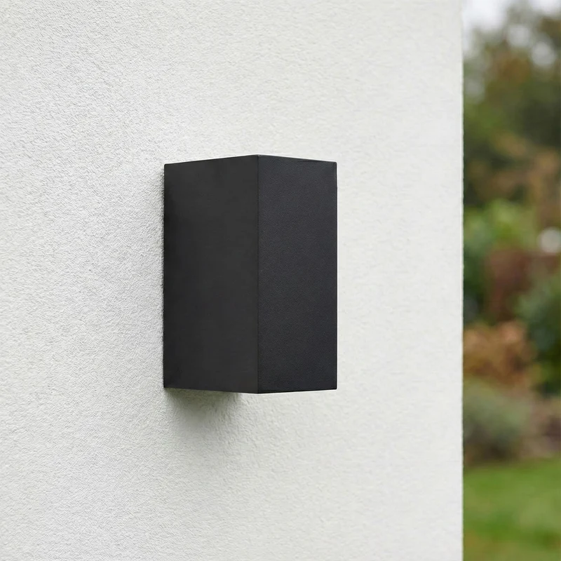 LED-Außenstrahler | San Francisco | IP44 | 2x GU10 | Schwarz