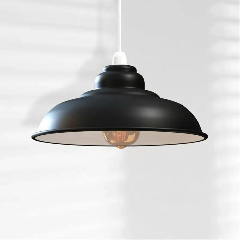 Bunter E27 Lampenschirme – Easy Fit für Decke & Wand | Ø 32cm ~3251