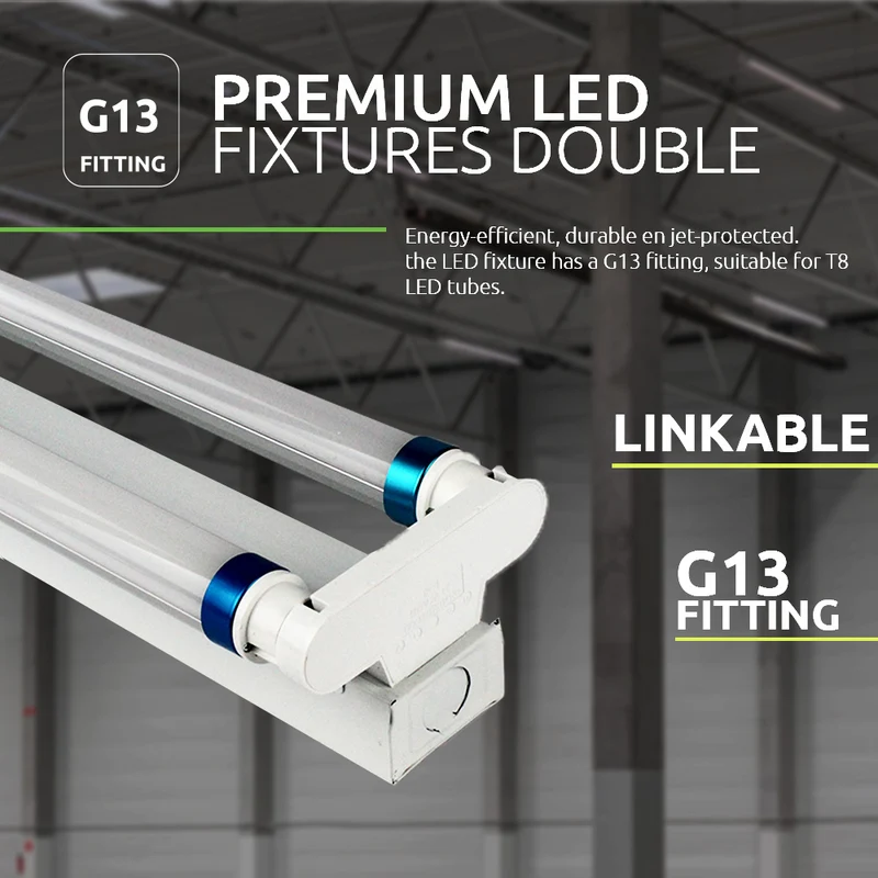 LED TL-Leuchte 150 cm (doppelt) | 5 Jahre Garantie