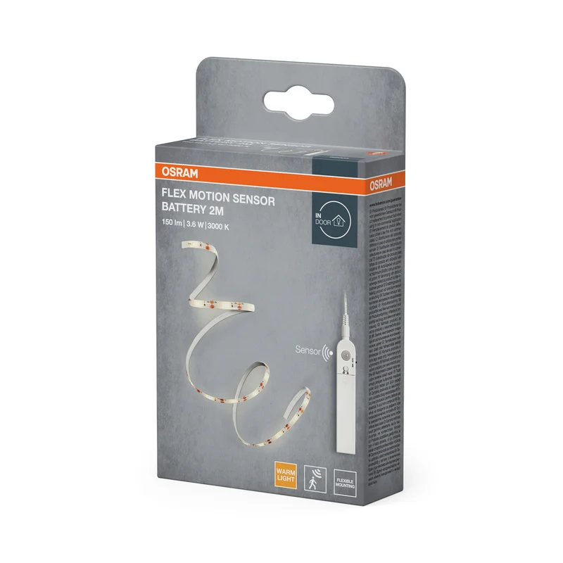 OSRAM BATTERY STRIPS MOTION SENSOR batteriebetriebene LED Streifen mit Sensor, 2m