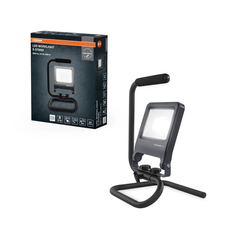 OSRAM WORKLIGHTS S-STAND Baustrahler 30 W/4000 K
