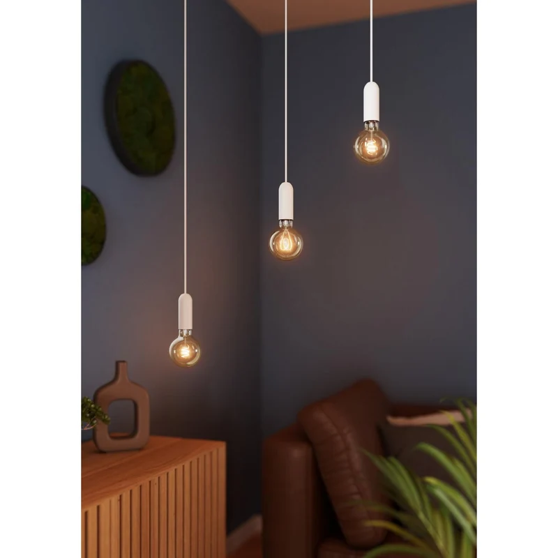 OSRAM Vintage 1906® Pendelleuchte ROUND E27, weiß