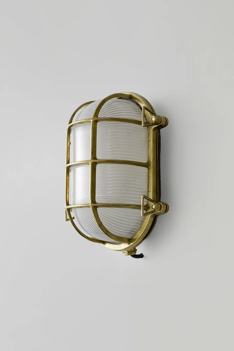 Oval Brass Bulkhead 7034