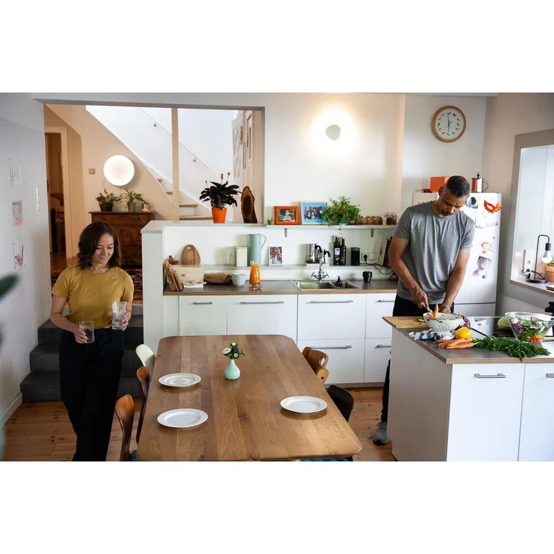 OSRAM Matter SMART+ Orbis Cylinder LED Deckenleuchte Tunable Weiß 45cm 24W / 3000-6500K Grau