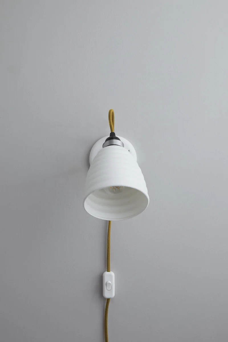 Hector Bibendum Wall Light Plug, switch & cable